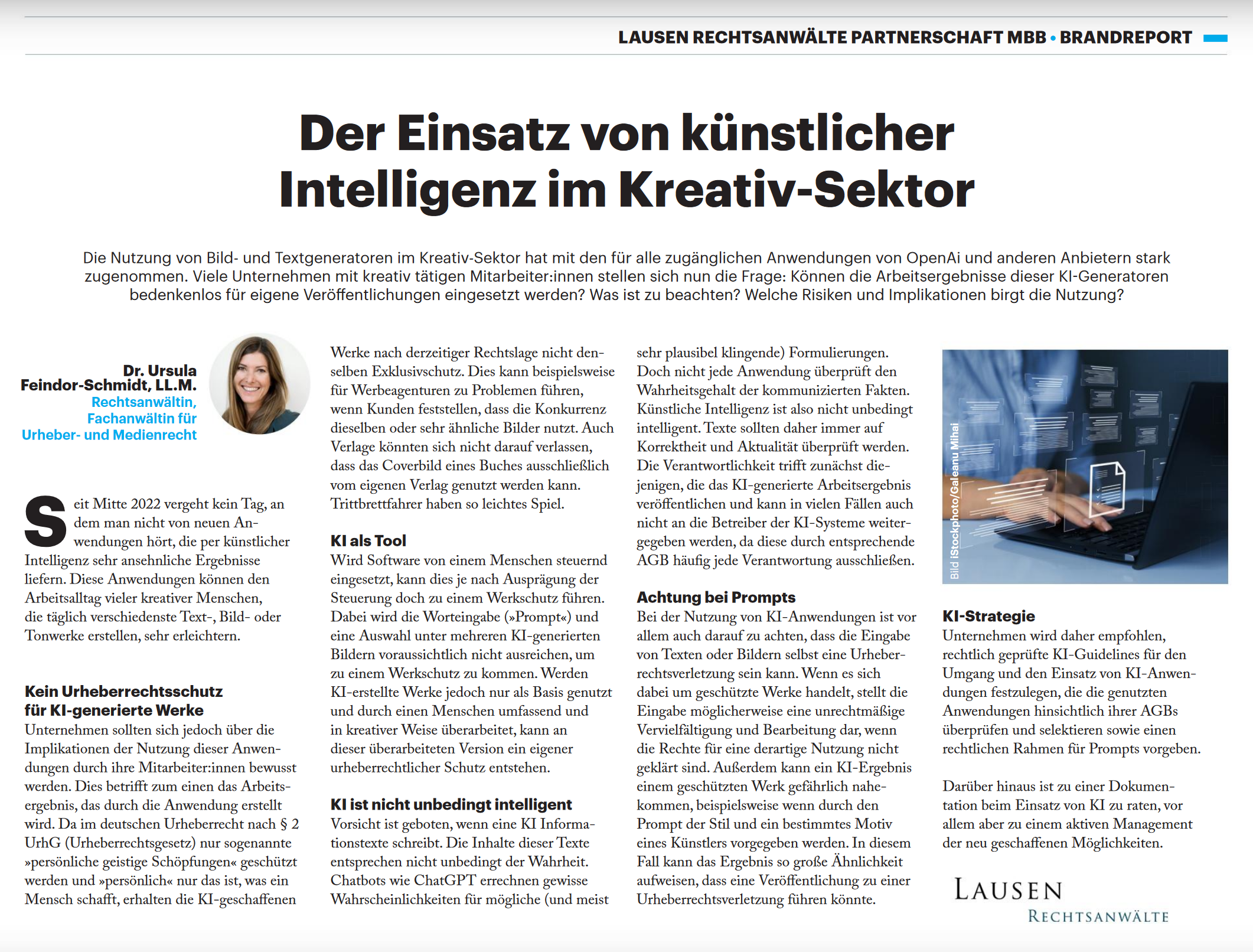 Der Einsatz von Künstlicher Intelligenz im Kreativ-Sektor